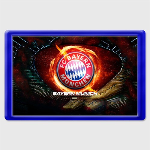 Магнит 45*70 Bayern, цвет синий