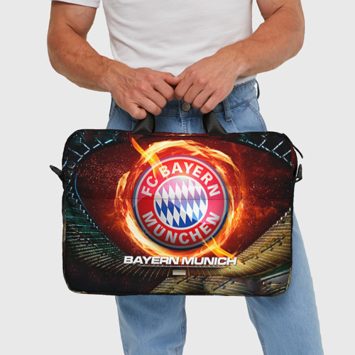 Сумка для ноутбука 3D Bayern, цвет 3D печать - фото 5