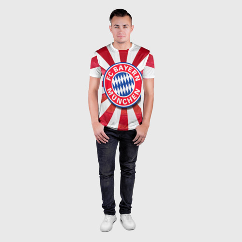 Мужская футболка 3D Slim Bayern - фото 4