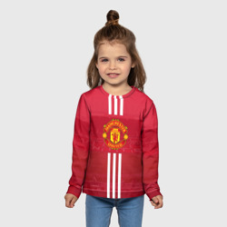 Детский лонгслив 3D Manchester United - фото 2