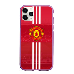 Чехол для iPhone 11 Pro матовый Manchester United