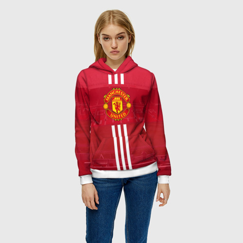 Женская толстовка 3D Manchester United - фото 3