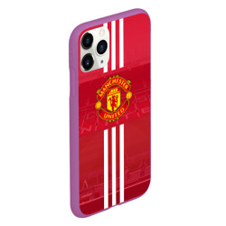 Чехол для iPhone 11 Pro матовый Manchester United - фото 2