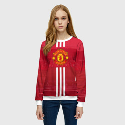 Женский свитшот 3D Manchester United - фото 2