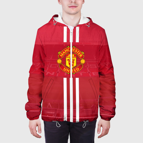 Мужская куртка 3D Manchester United, цвет 3D печать - фото 4