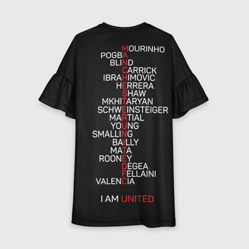 Детское платье 3D Manchester United team - фото 2