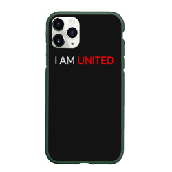 Чехол для iPhone 11 Pro матовый Manchester United team