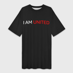 Платье-футболка 3D Manchester United team