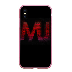 Чехол для iPhone XS Max матовый Manchester United team