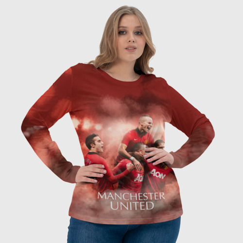 Женский лонгслив 3D Manchester United - фото 6