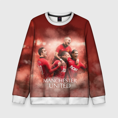 Детский свитшот 3D Manchester United, цвет 3D печать