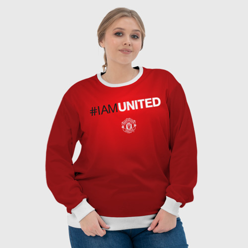 Женский свитшот 3D I am United - фото 6