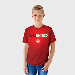 Детская футболка 3D I am United - фото 2