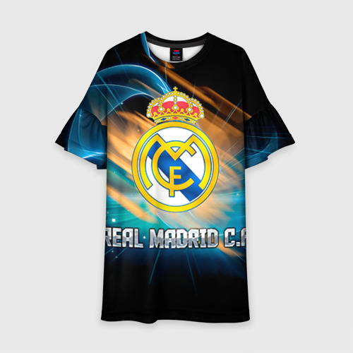 Детское платье 3D Real Madrid, цвет 3D печать