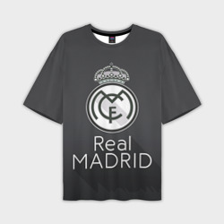 Мужская футболка oversize 3D Real Madrid