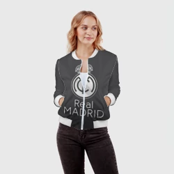 Женский бомбер 3D Real Madrid - фото 2
