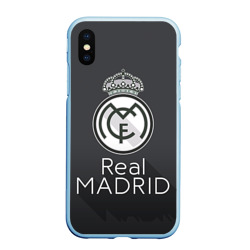 Чехол для iPhone XS Max матовый Real Madrid