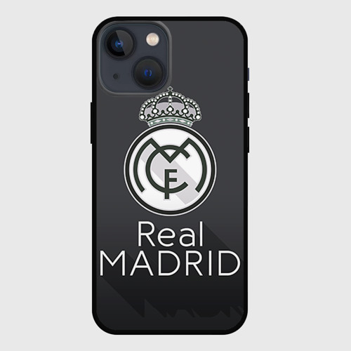 Чехол для iPhone 13 mini с принтом Real Madrid, вид спереди #2
