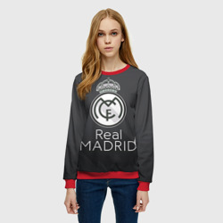 Женский свитшот 3D Real Madrid - фото 2