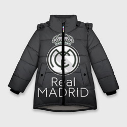 Зимняя куртка для девочек 3D Real Madrid