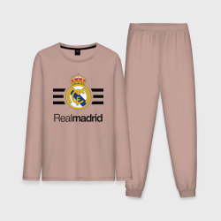 Мужская пижама с лонгсливом хлопок Real Madrid