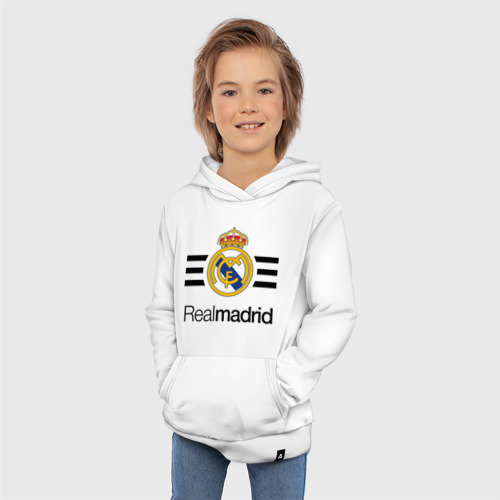 Детская толстовка хлопок с принтом Real Madrid, фото #4