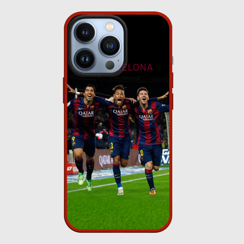 Чехол для iPhone 13 Pro Barcelona6, цвет красный