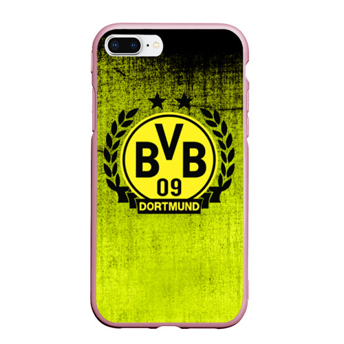 Чехол для iPhone 7Plus/8 Plus матовый Borussia5, цвет розовый