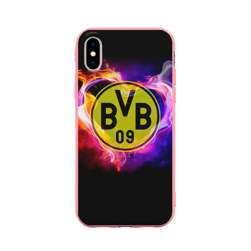 Чехол для iPhone X матовый Borussia2