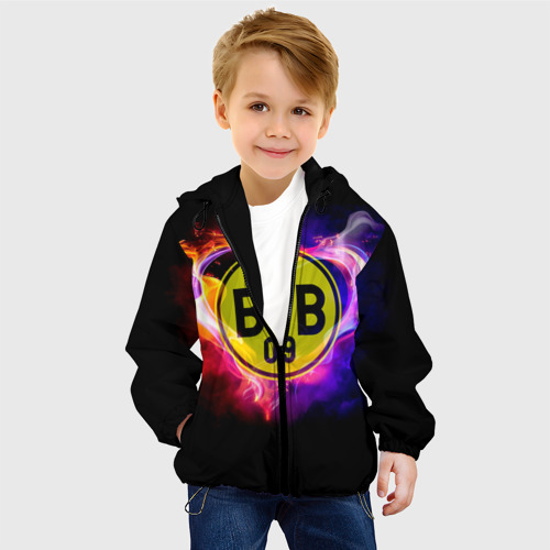 Детская куртка 3D Borussia2, цвет черный - фото 3