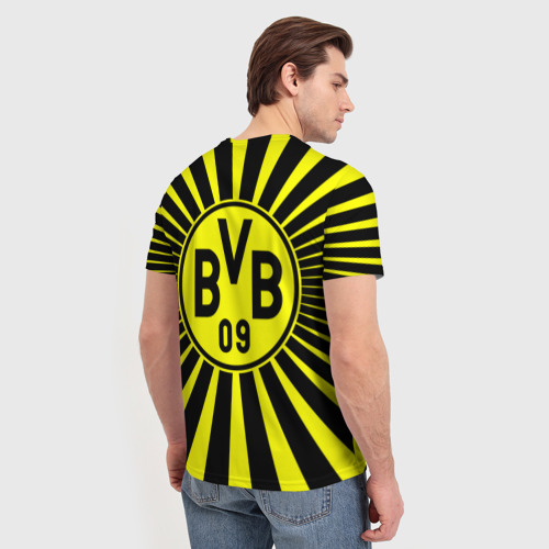 Мужская футболка 3D Borussia1, цвет 3D печать - фото 4