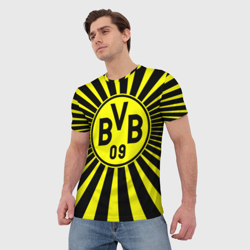 Мужская футболка 3D Borussia1, цвет 3D печать - фото 3