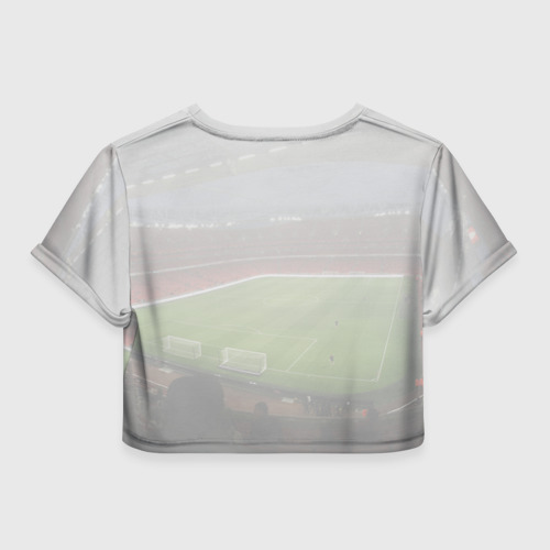 Женская футболка Crop-top 3D Арсенал, цвет 3D печать - фото 2