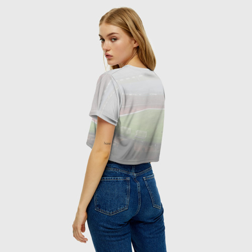 Женская футболка Crop-top 3D Арсенал, цвет 3D печать - фото 5