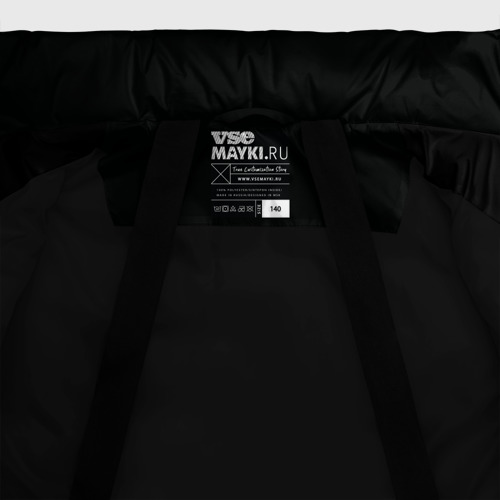 Зимняя куртка для мальчиков 3D Череп, цвет черный - фото 7