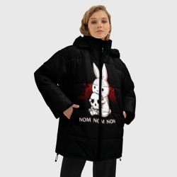 Женская зимняя куртка Oversize Череп - фото 2