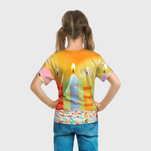 Детская футболка 3D Цвета радости, цвет 3D печать - фото 6