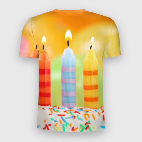 Мужская футболка 3D Slim Цвета радости, цвет 3D печать - фото 2
