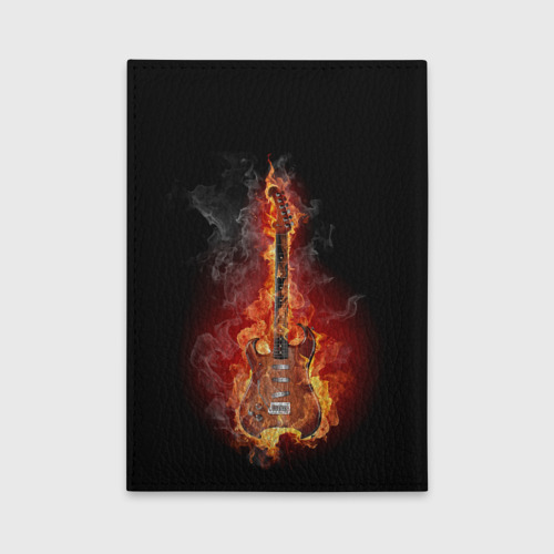 Обложка для автодокументов Адская гитара, цвет фиолетовый - фото 2