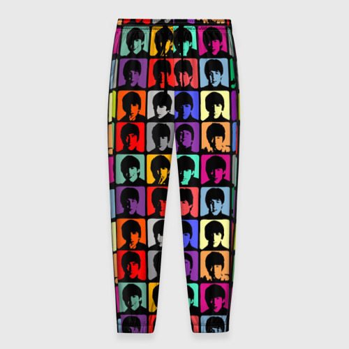 Мужские брюки 3D с принтом The Beatles art, вид спереди #2