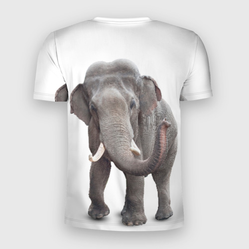 Мужская футболка 3D Slim Слон vppdgryphon, цвет 3D печать - фото 2