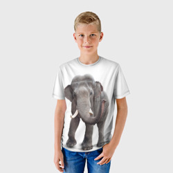 Детская футболка 3D Слон vppdgryphon - фото 2