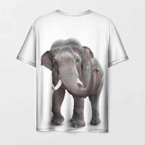 Мужская футболка 3D Слон vppdgryphon, цвет 3D печать - фото 2
