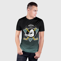 Мужская футболка 3D Slim Anaheim Ducks 3D Team2 - фото 2