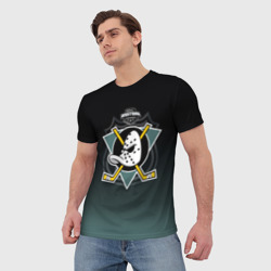 Мужская футболка 3D Anaheim Ducks 3D Team2 - фото 2