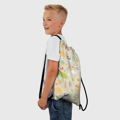 Рюкзак-мешок 3D Детский узор - фото 3