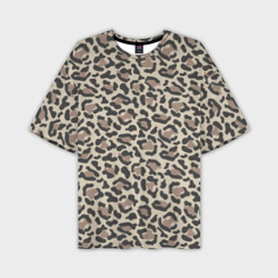 Мужская футболка oversize 3D Шкура леопарда 3