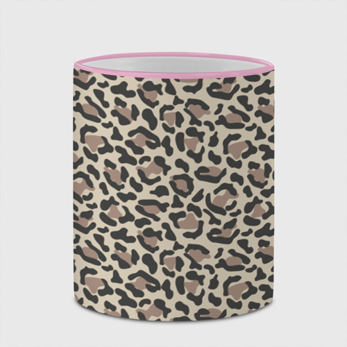 Кружка с полной запечаткой Шкура леопарда 3, цвет Кант розовый - фото 4