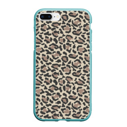 Чехол для iPhone 7Plus/8 Plus матовый Шкура леопарда 3