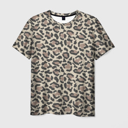 Мужская футболка 3D Шкура леопарда 3
